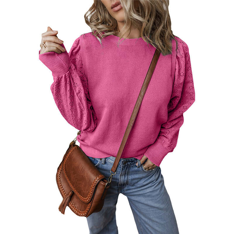 Glow Chic's Casual Long Sleeveed Jumper - Glow Chic