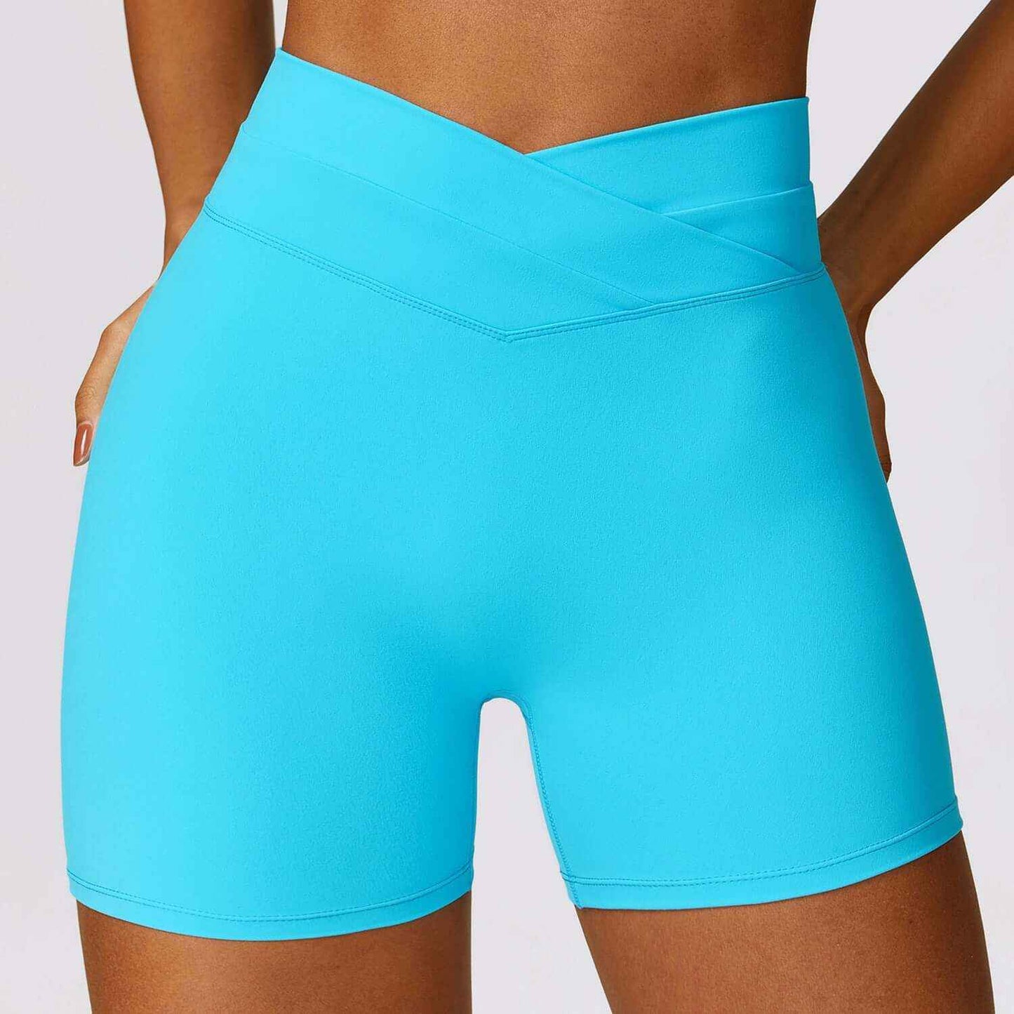 Glow Chic's Skinny Hip Raise Yoga Shorts - Glow Chic