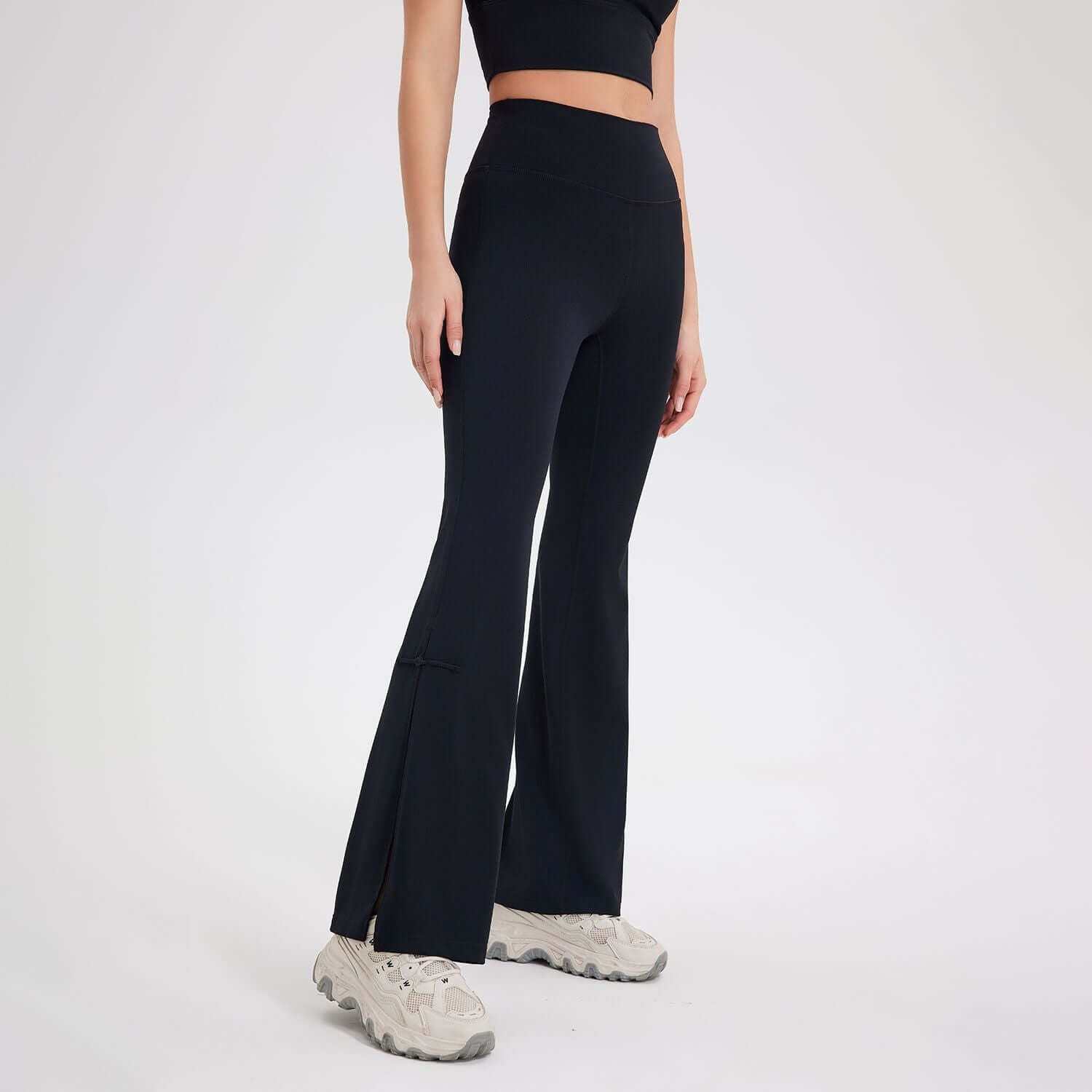 Glow Chic's Peach Hip Lift Bell-bottom Sport Pants - Glow Chic