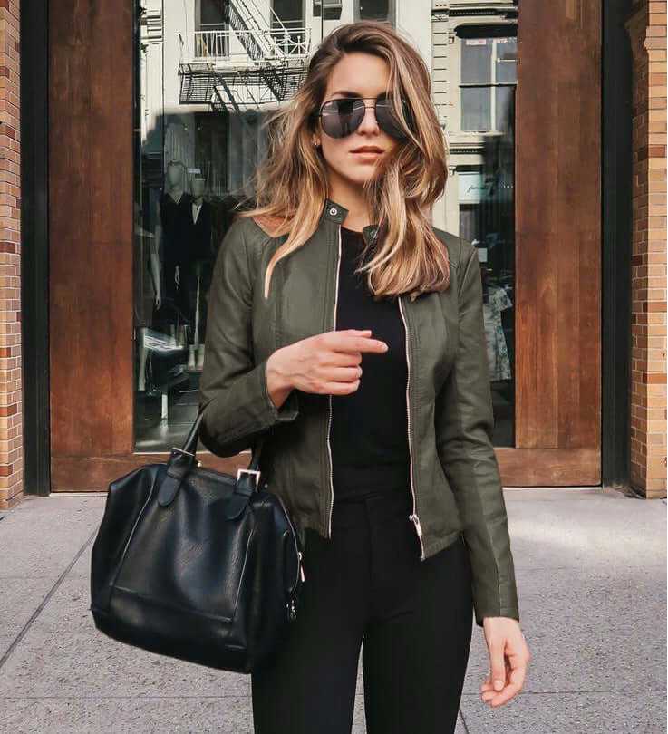 Jacket - Glow Chic's Fashion PU Leather Jacket