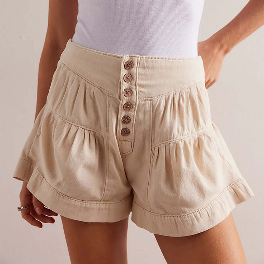 Glow Chic's Denim Shorts With Pockets - Glow Chic