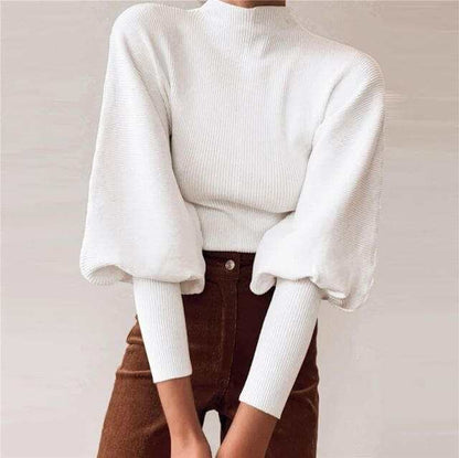 Knitted Pullover Sweater - Cozy & Chic Sweater from Glow Chic