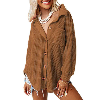 Glow Chic's Casual Long Sleeved Cardigan - Glow Chic