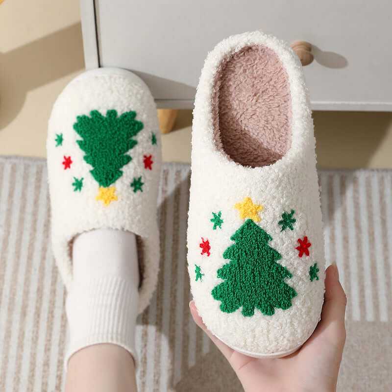 Glow Chic's Cute Christmas Home Slippers - Glow Chic