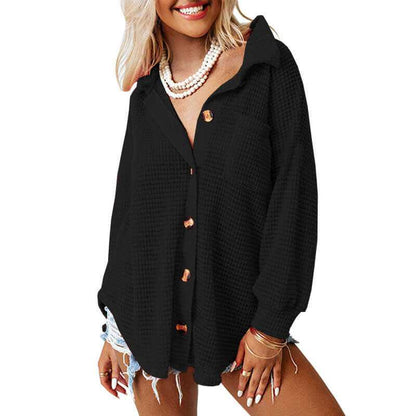 Glow Chic's Casual Long Sleeved Cardigan - Glow Chic