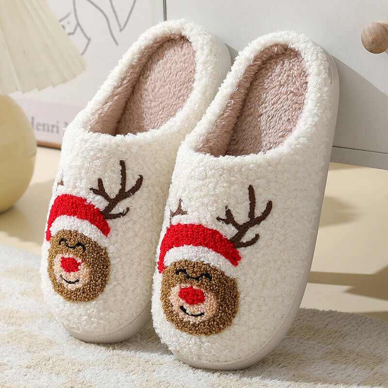 Glow Chic's Cute Christmas Home Slippers - Glow Chic