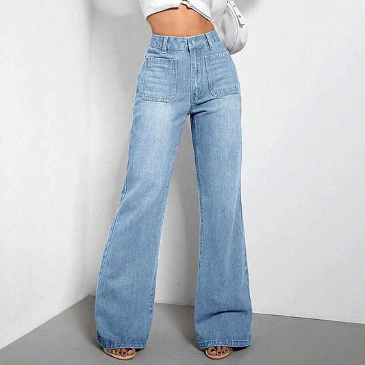 Glow Chic's Loose Denim Trousers - Glow Chic