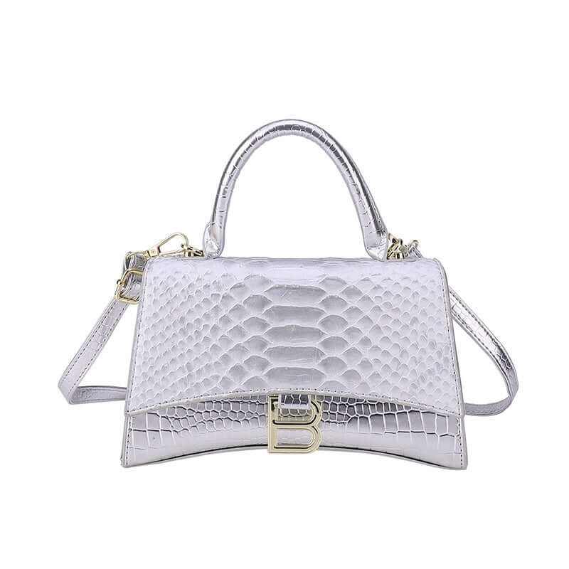 Women's Snake Pattern B Word Handbag - Glow Chic