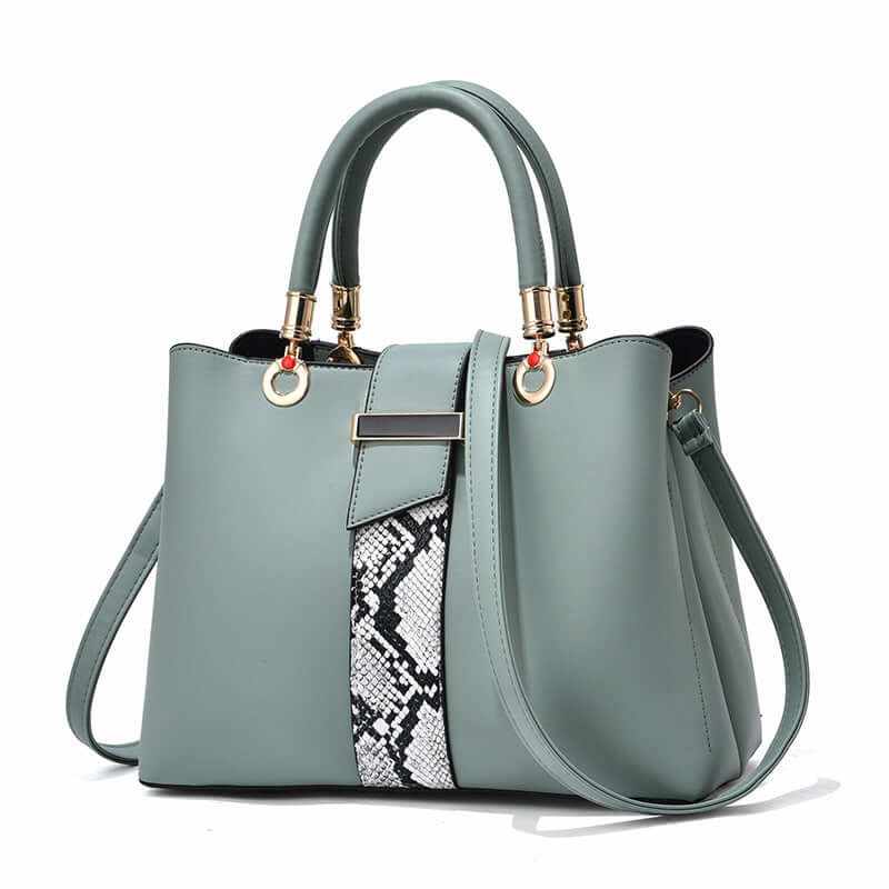 Fashion Snakeskin Pattern Bag Large Capacity Shoulder Bag - Glow Chic