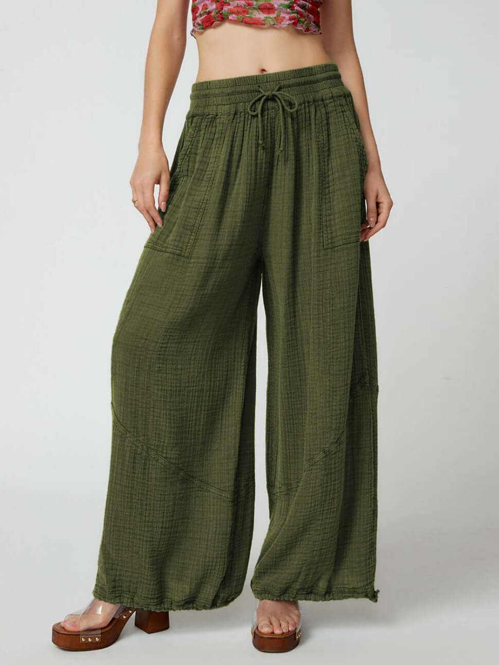 Wide Leg Trousers | Glow Chic's Loose Wide Leg Leggings