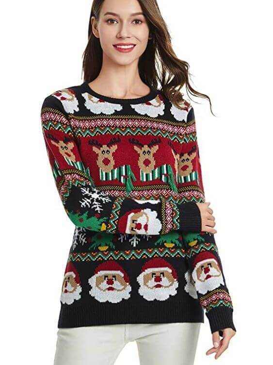 Glow Chic's Loose Christmas Sweater - Glow Chic