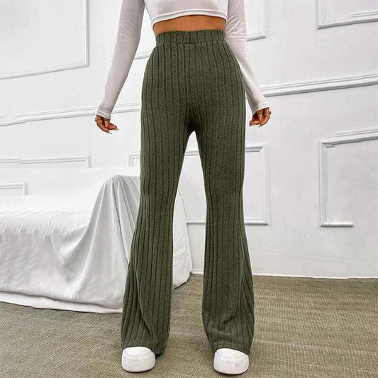 Trousers | Fashionable High-Waist Trousers by Glow Chic