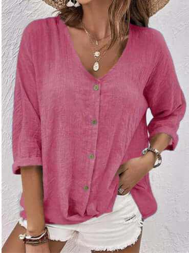 Glow Chic's Chiffon Cardigan Shirt With Buttons - Glow Chic