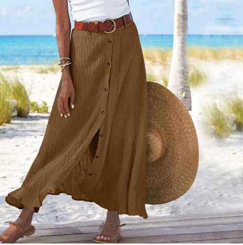 Glow Chic's A-Line Long Skirt - Glow Chic