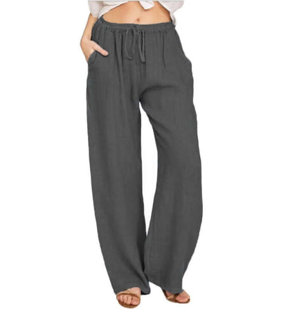 Glow Chic's Loose Linen Yoga Pants - Glow Chic