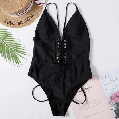 Glow Chic's One-Piece Black Eyed Swimwear - Glow Chic