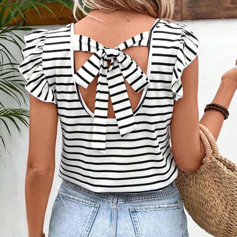 Glow Chic's Striped T-Shirt - Glow Chic