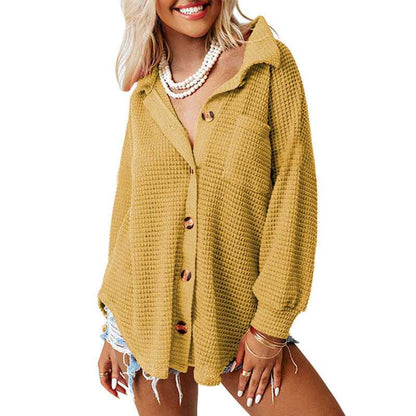 Glow Chic's Casual Long Sleeved Cardigan - Glow Chic