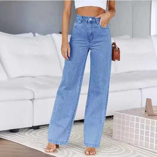 Glow Chic's Straight Loose Jeans - Glow Chic