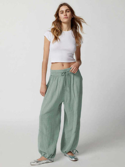 Wide Leg Trousers | Glow Chic's Loose Wide Leg Leggings