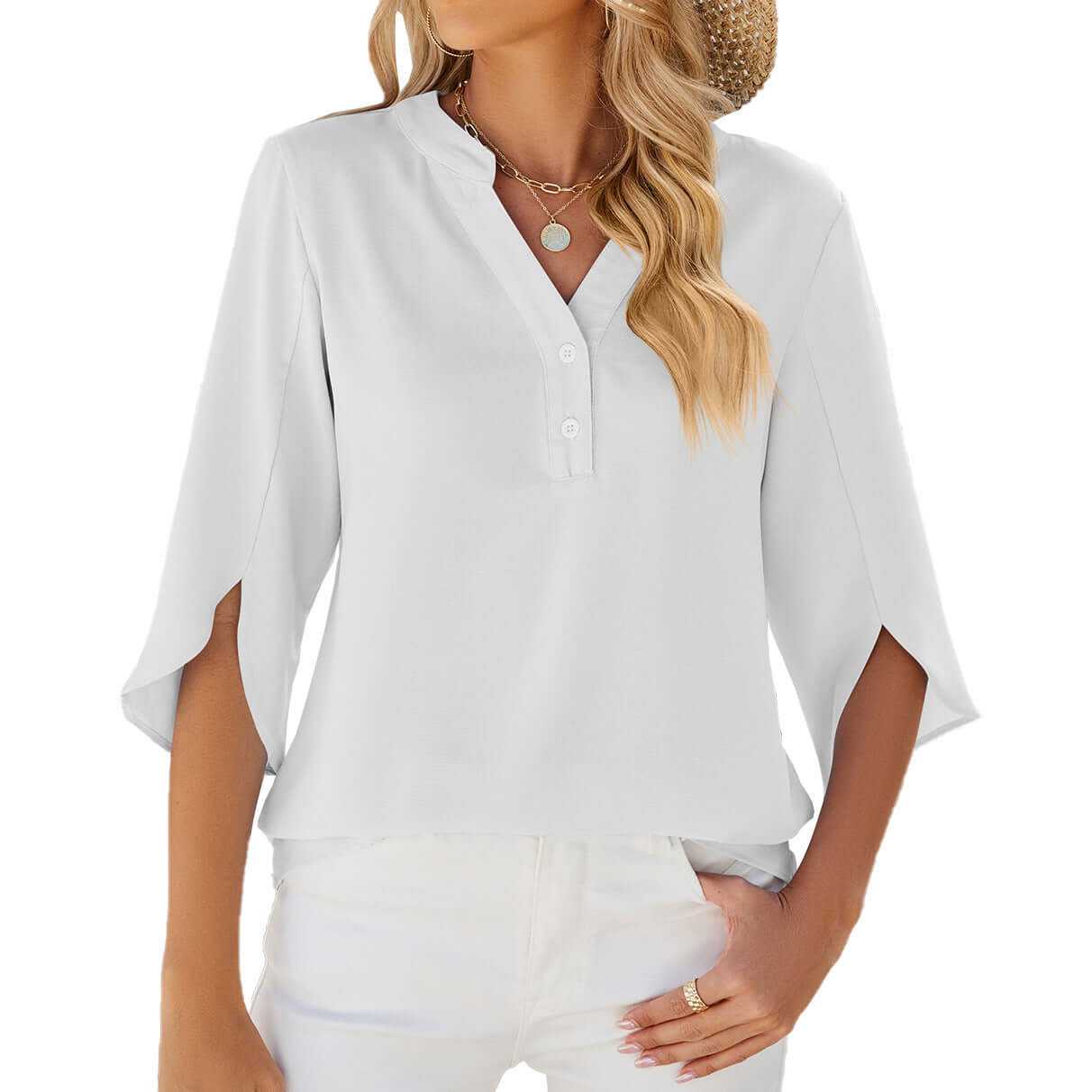 Glow Chic's Solid Color Shirt - Glow Chic