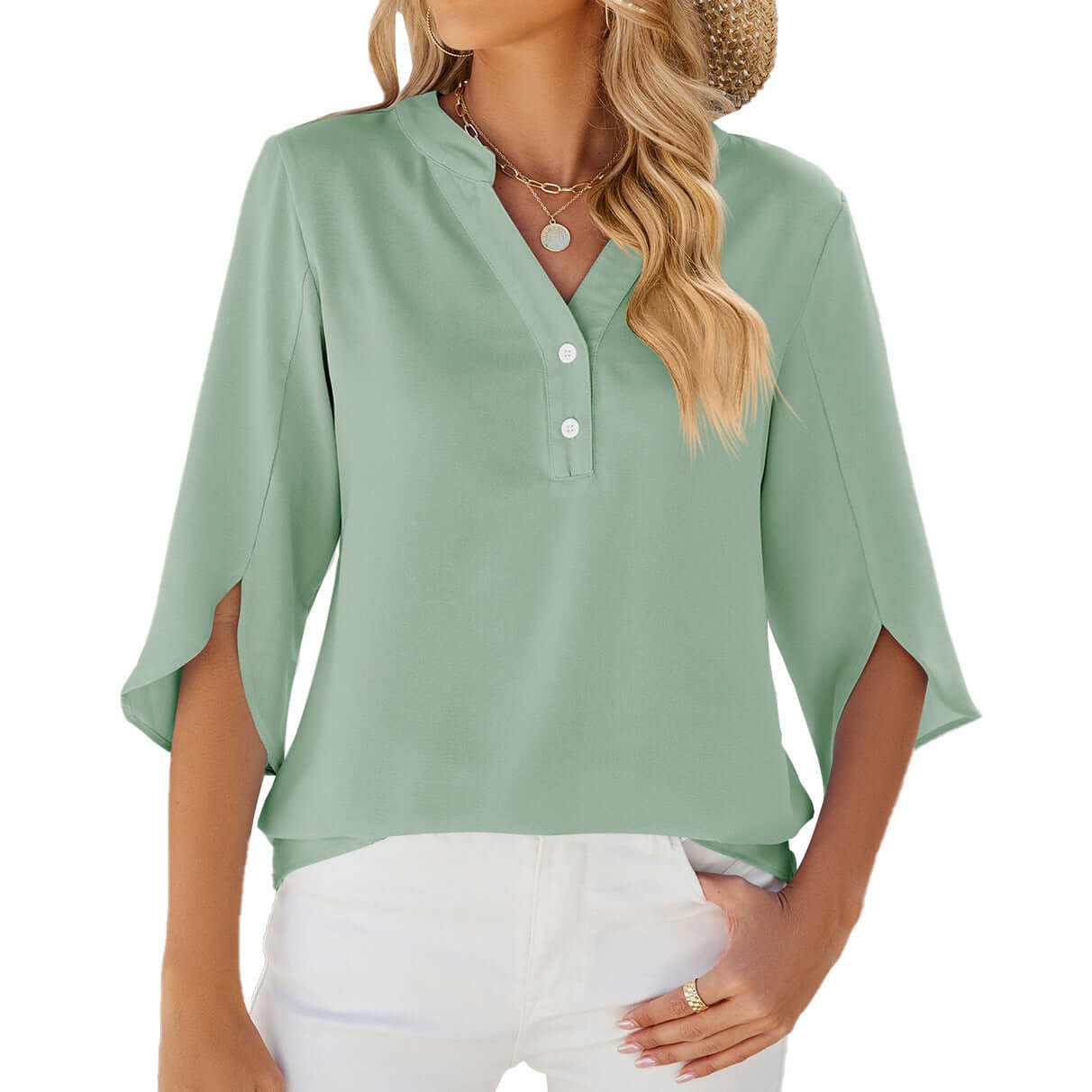 Glow Chic's Solid Color Shirt - Glow Chic