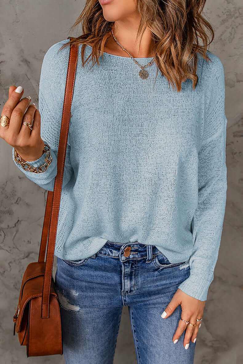 Glow Chic's Casual Fashion Pullover Sweater - Glow Chic