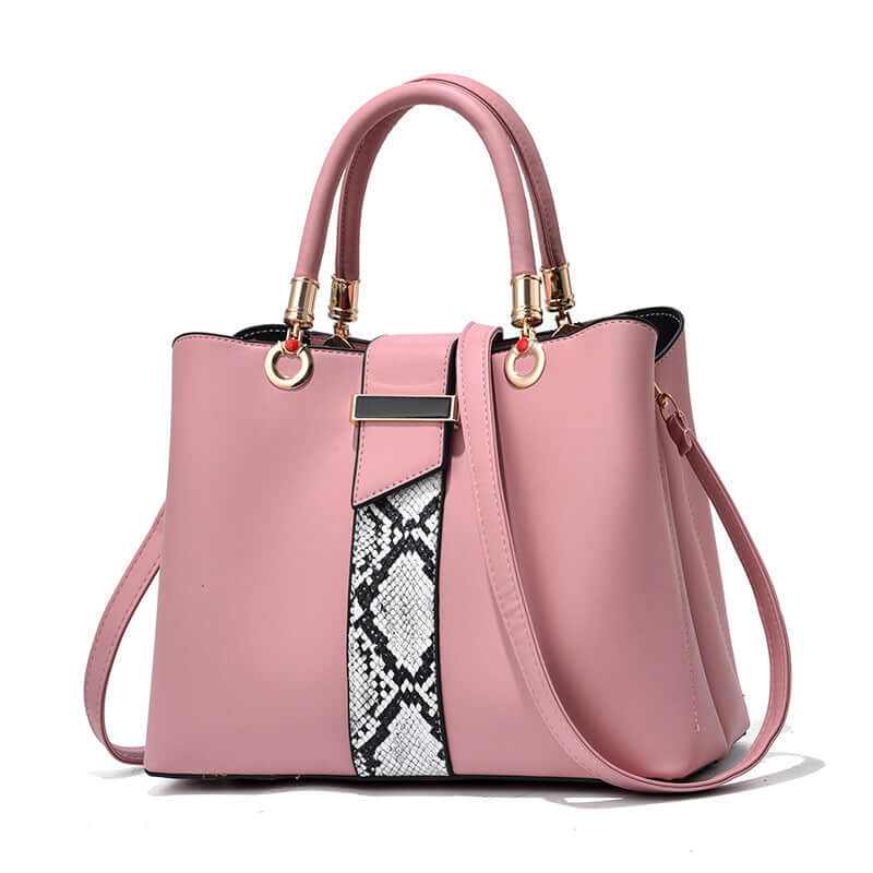 Fashion Snakeskin Pattern Bag Large Capacity Shoulder Bag - Glow Chic