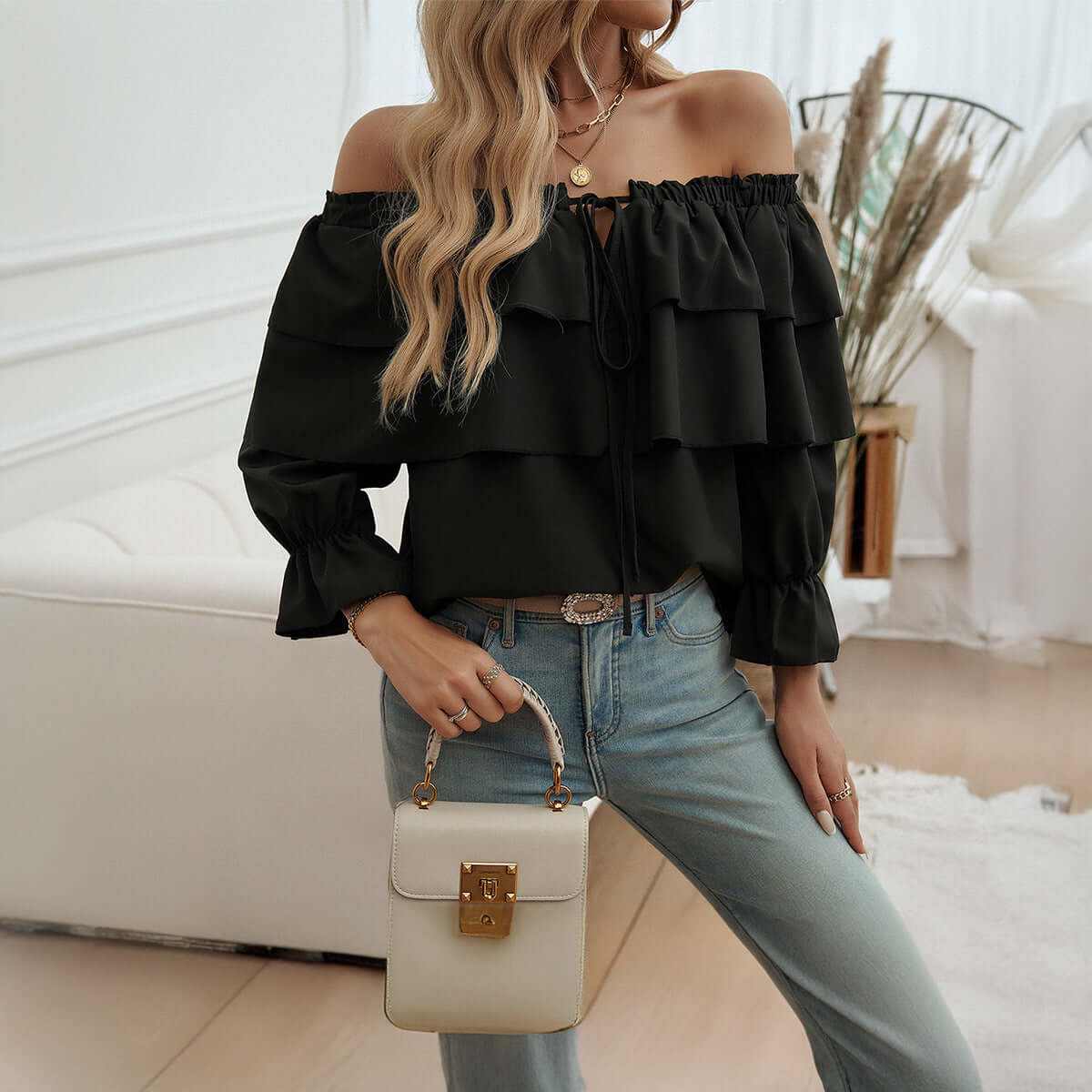 Glow Chic's Off-shoulder Top - Glow Chic