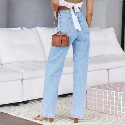 Glow Chic's Straight Loose Jeans - Glow Chic