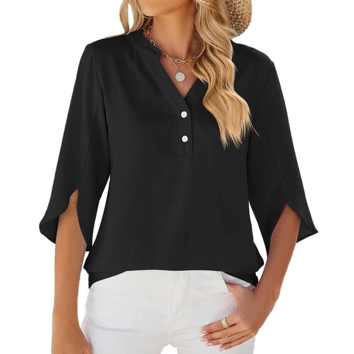 Glow Chic's Solid Color Shirt - Glow Chic