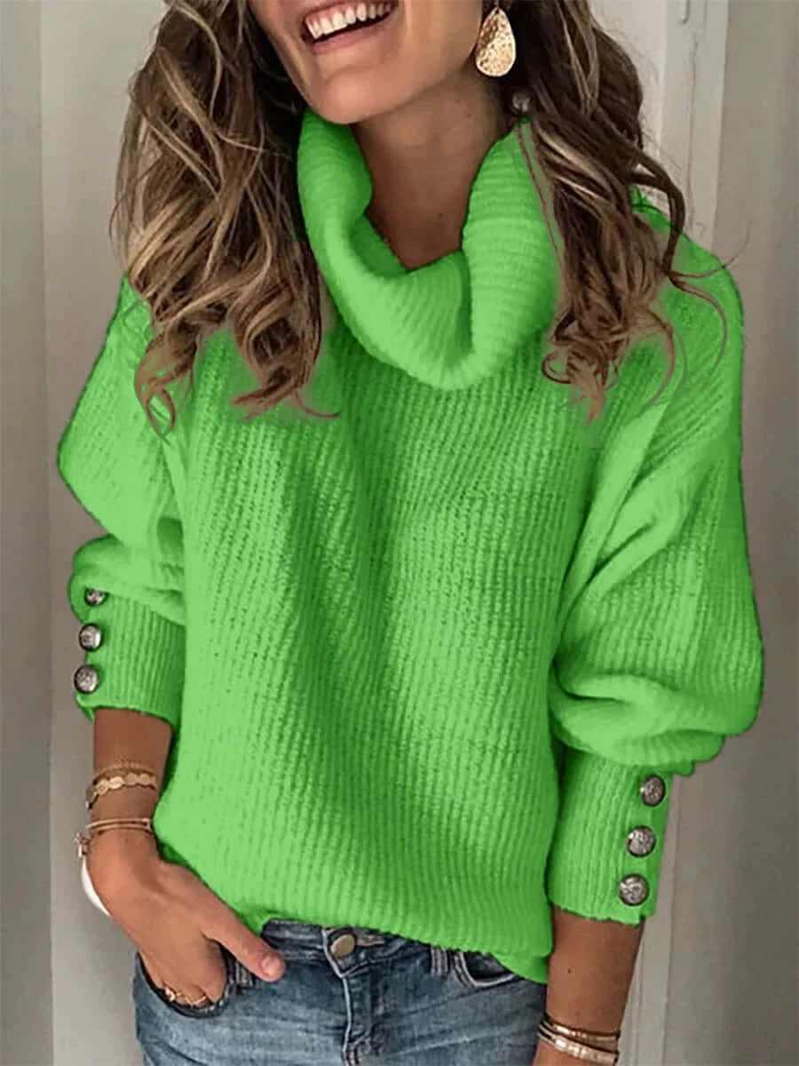 Glow Chic's Turtleneck Sweater - Glow Chic