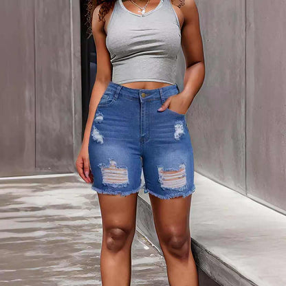 Shorts | Trendy Glow Chic's Distressed Denim for Chic Style