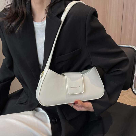 Popular All-match Shoulder Underarm Bag Casual Simple Baguette Bag - Glow Chic