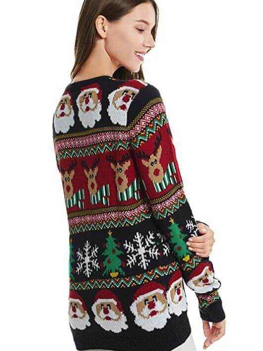 Glow Chic's Loose Christmas Sweater - Glow Chic