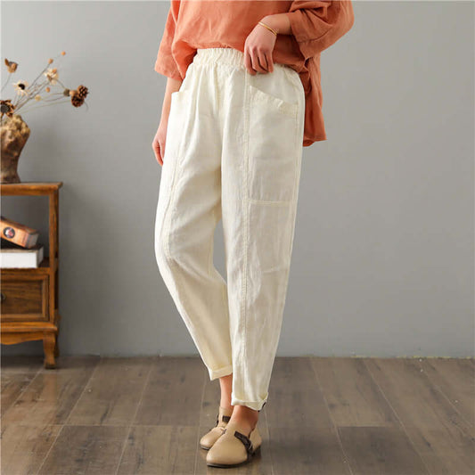 Loose Linen LeggingsGlow Chic