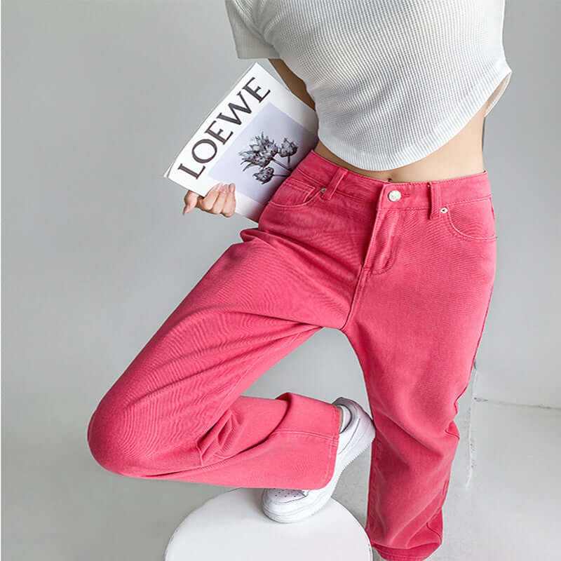 Glow Chic's Wide Leg Straight Jeans - Glow Chic