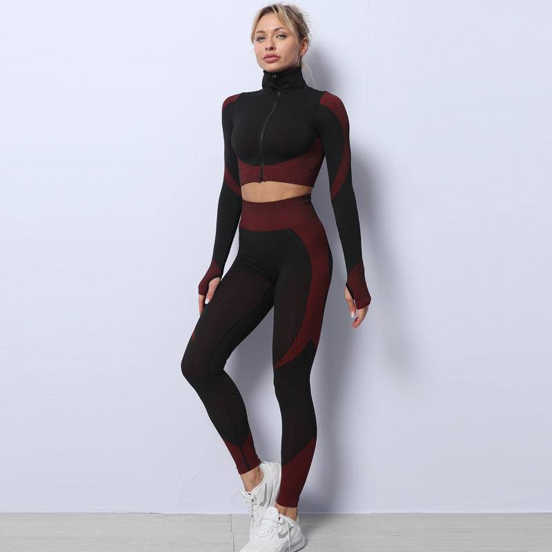 Yoga Set | 3PCS Seamless Outfit for Ultimate Comfort | Glow Chic