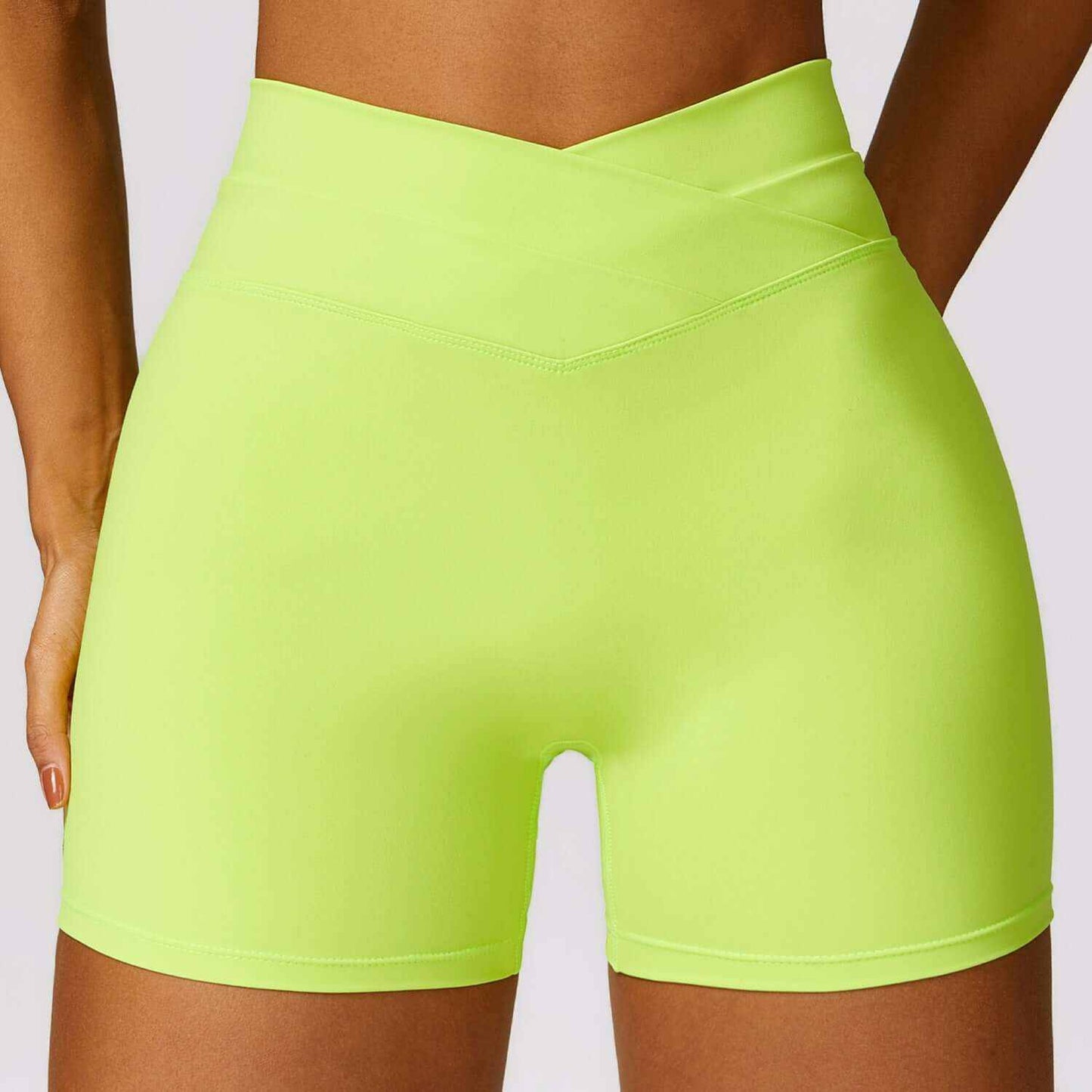 Glow Chic's Skinny Hip Raise Yoga Shorts - Glow Chic