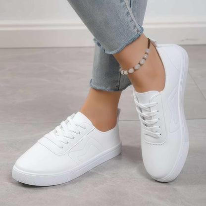 Shoes | Glow Chic's Flat Lace-Up Casual Shoes, Everyday Comfort