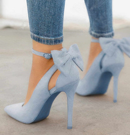 High Heels by Glow Chic | Stylish Bow-Embellished Footwear