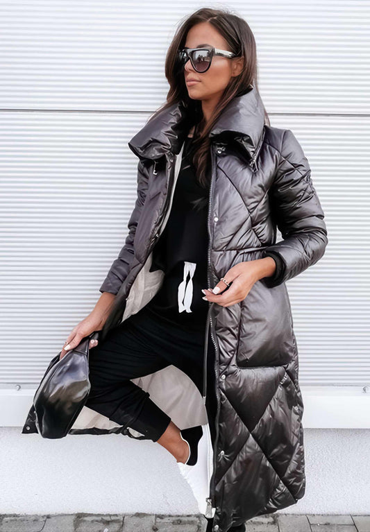 Jacket | Glow Chic's Plus Size Winter Fashion Long Coat