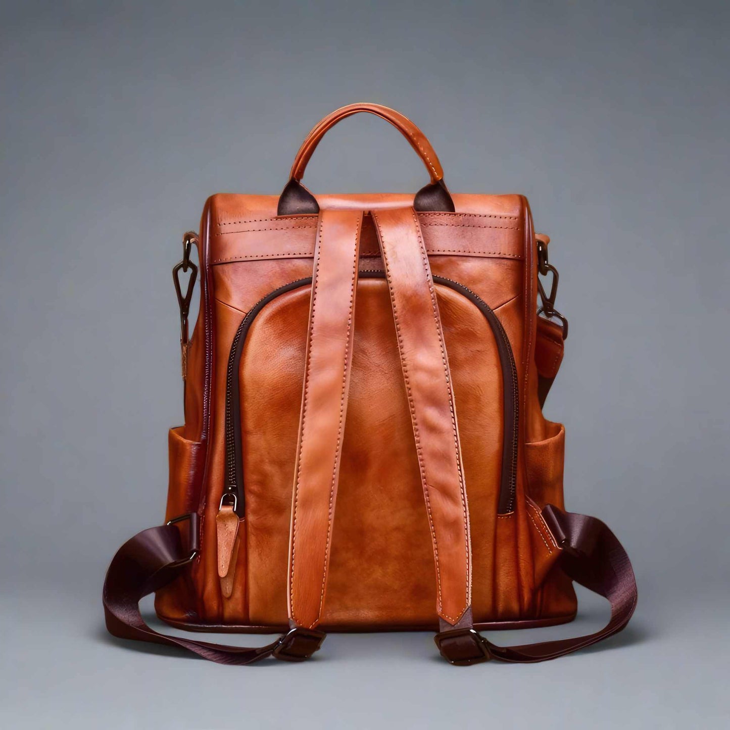 Backpack | Genuine Leather Anti-Theft | Glow Chic