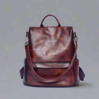 Backpack | Genuine Leather Anti-Theft | Glow Chic